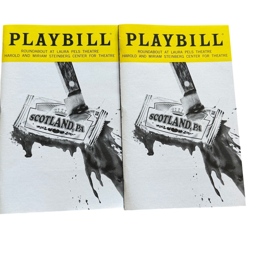 Scotland PA Playbill Lot of 2 Roundabout Theatre Laura Pels Theatre 2019 Musical